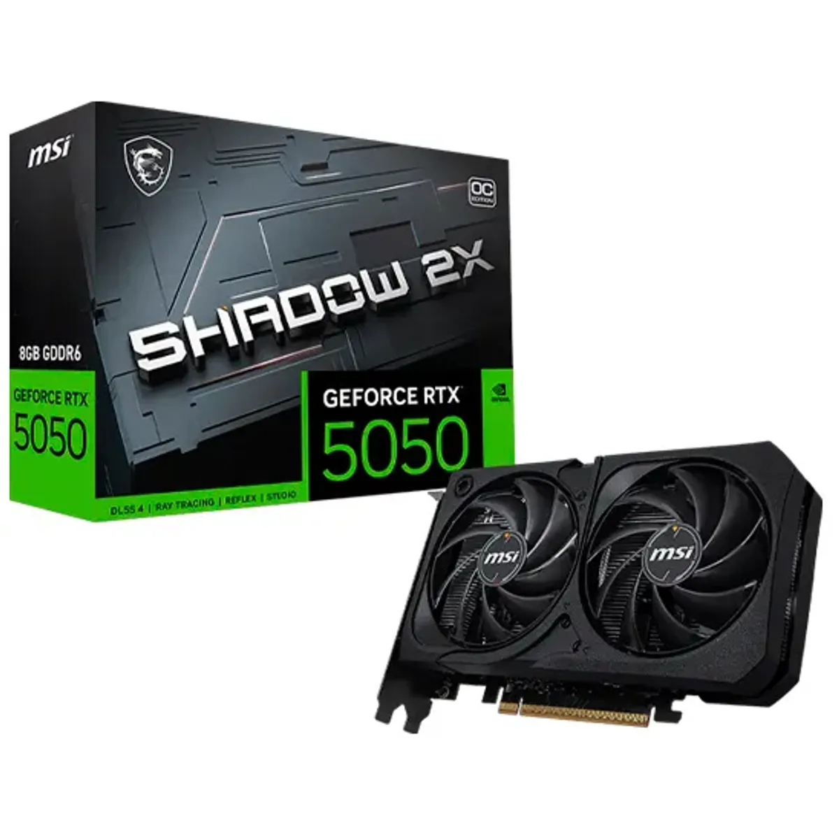 Msi - TARJETA DE VIDEO RTX 5050 8GB MSI SHADOW 2X DDR6 128BIT