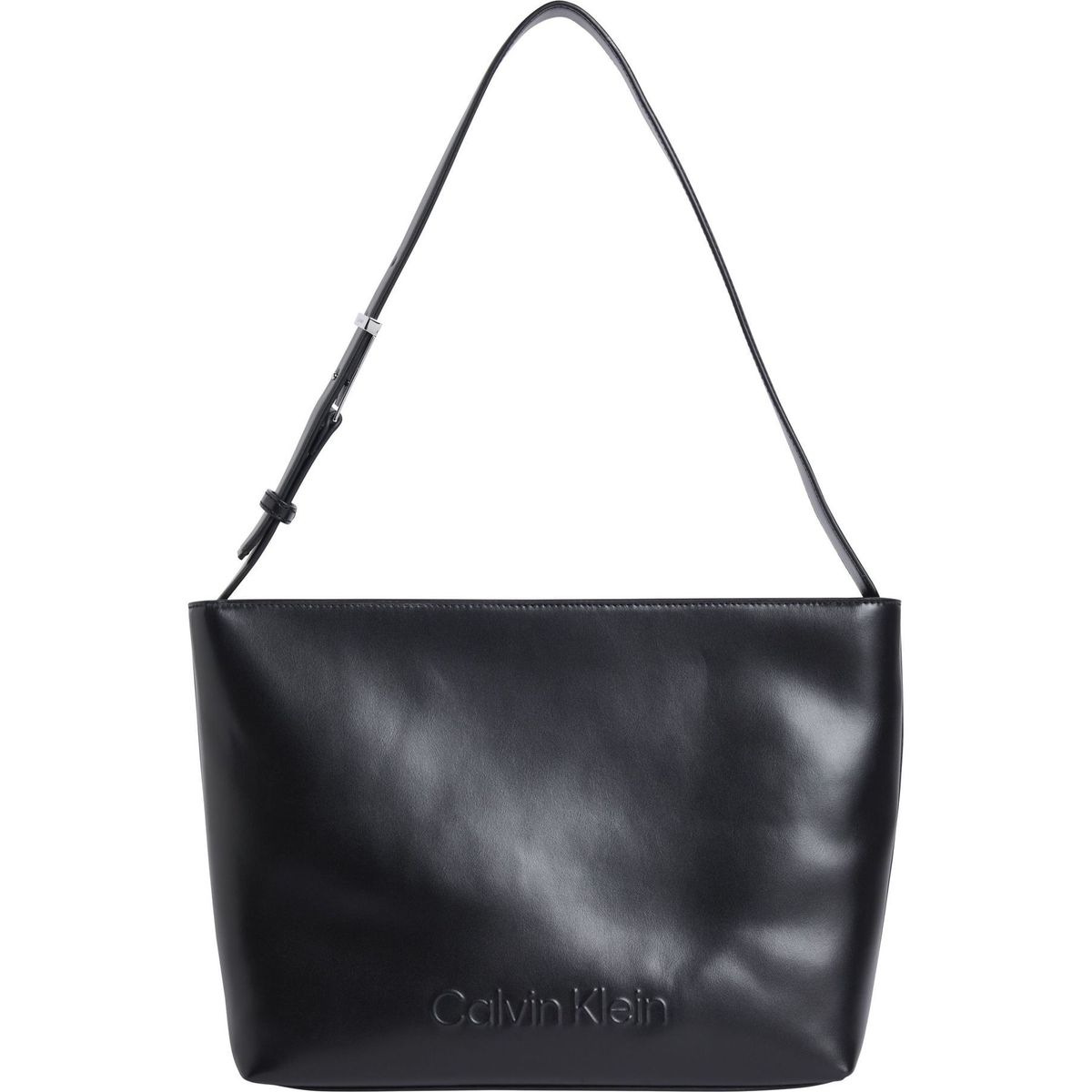 CALVIN KLEIN - CARTERA EMBOSSED LOGO MEDIUM SHOPPER