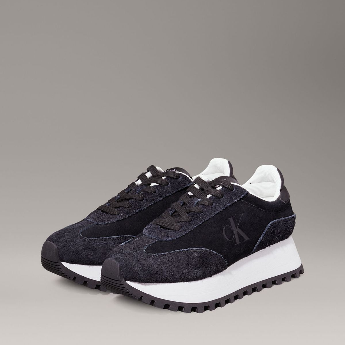 CALVIN KLEIN - ZAPATILLAS RUNNER LACEUP ML SUEDE