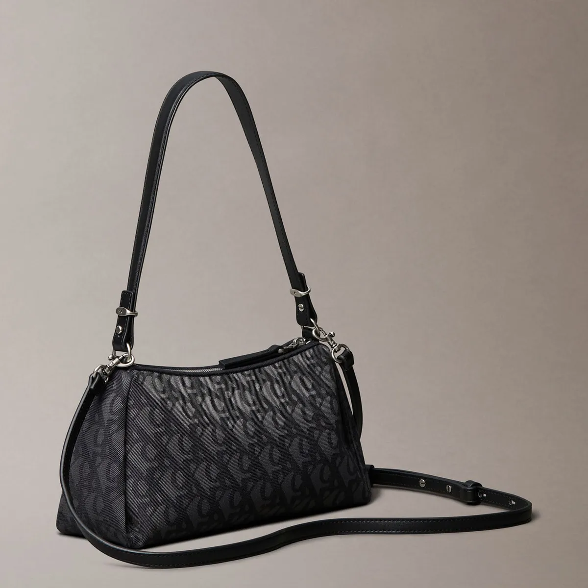 CALVIN KLEIN - CARTERA DROP MONOGRAM SHOULDER BAG CK