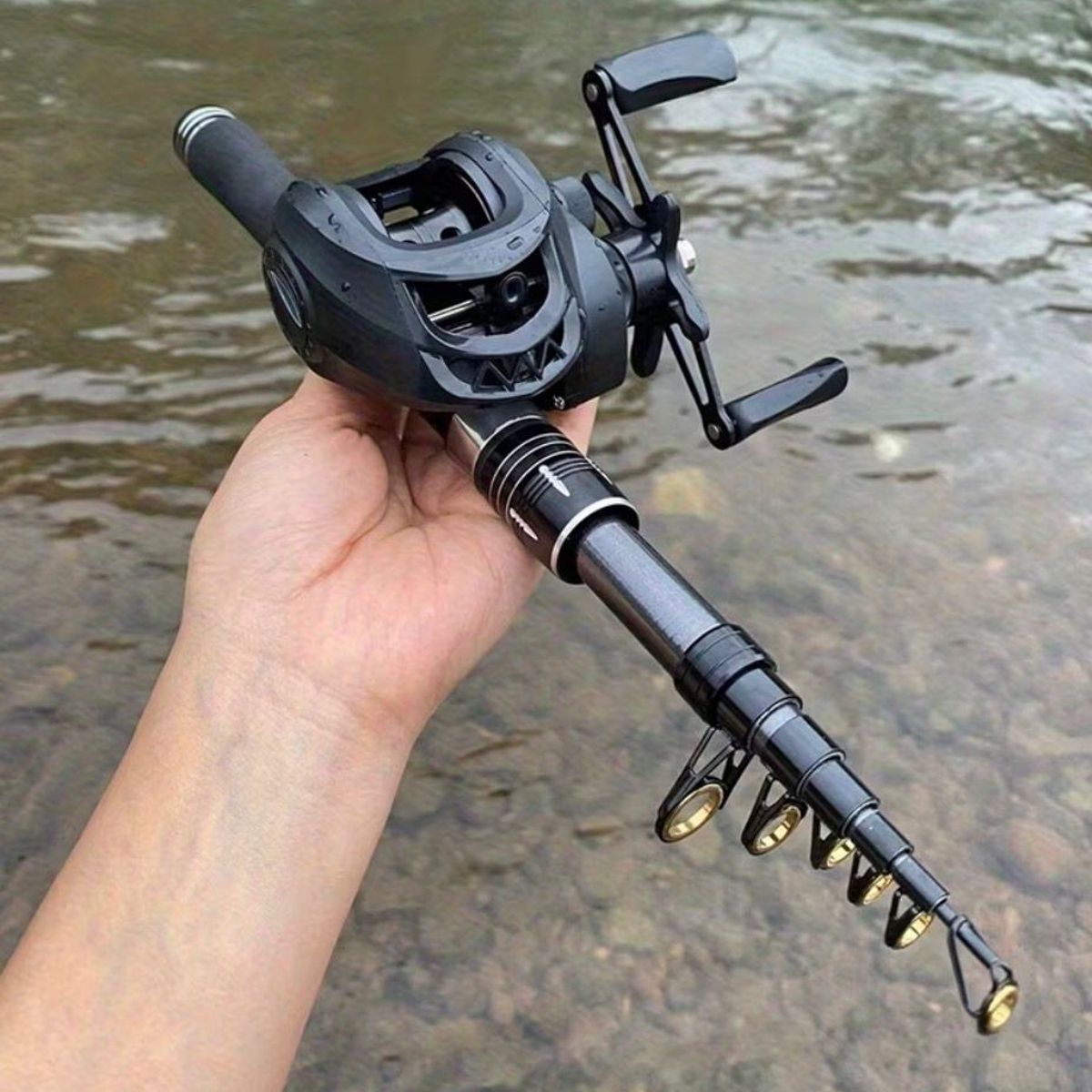 GENERICO - CAÑA DE PESCAR PROFESIONAL CON CARRETE