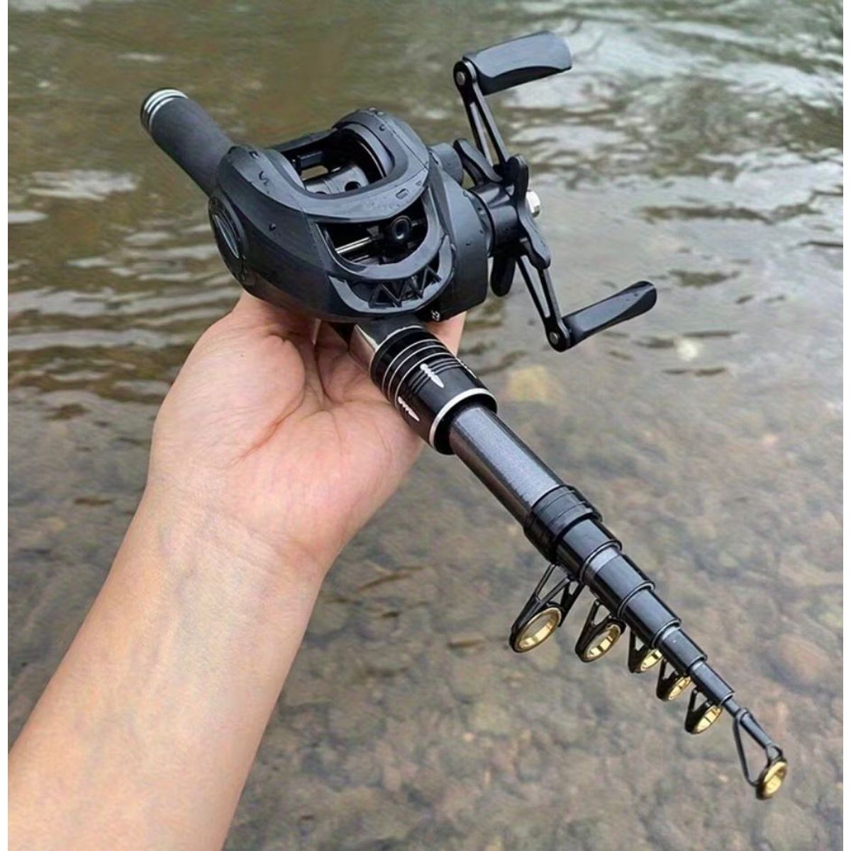 GENERICO - CAÑA DE PESCAR PROFESIONAL CON CARRETE