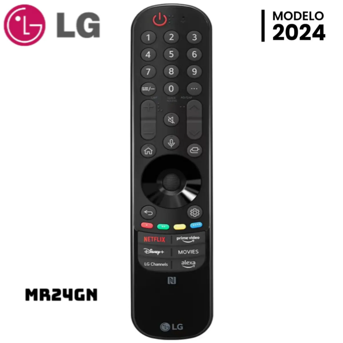 LG - Control Magic LG MR24GN Con Botón Alexa Y LG Channels Modelo 2024