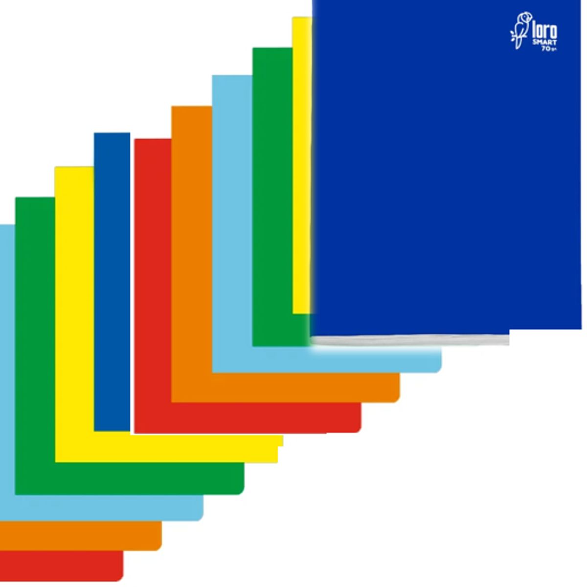 GENERICO - Caja de Cuadernos Cuadriculado Loro– 12 Unidades