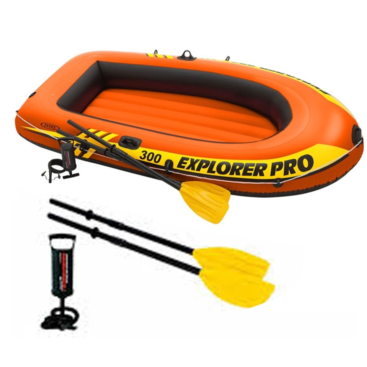 GENERICO - BOTE INFLABLE EXPLORER 300PRO +2REMOS +INFLADOR