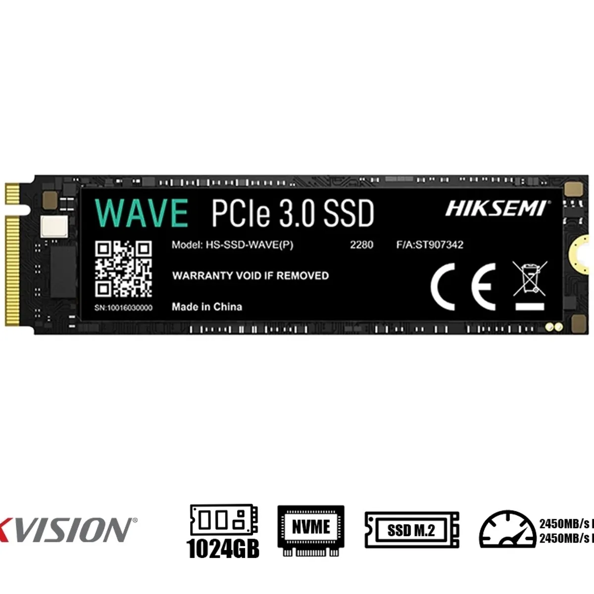 GENERICO - DISCO SOLIDO HIKSEMI WAVE 1TB M2 NVME 2280 PCIE