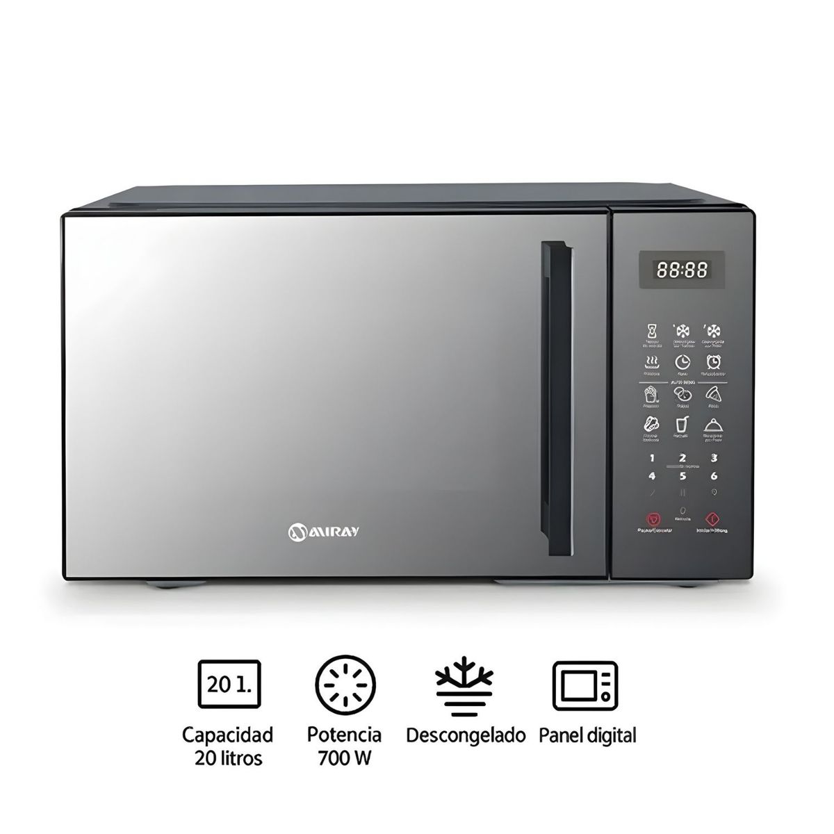 MIRAY - Horno Microondas Miray 20 L 700 W HMM-205N