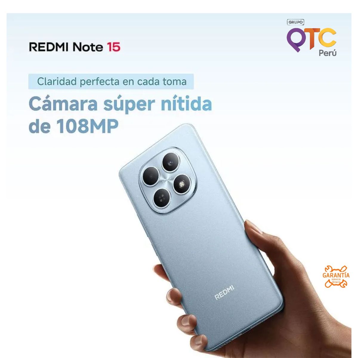 XIAOMI - Xiaomi Redmi Note 15 256GB 8GB RAM Azul Glaciar – Smartphone Versión US