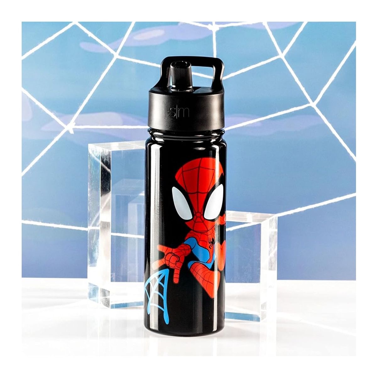 SIMPLE MODERN - Botella Térmica De Acero Inoxidable Tomatodo Spider-Man Spiderman 18 Onzas