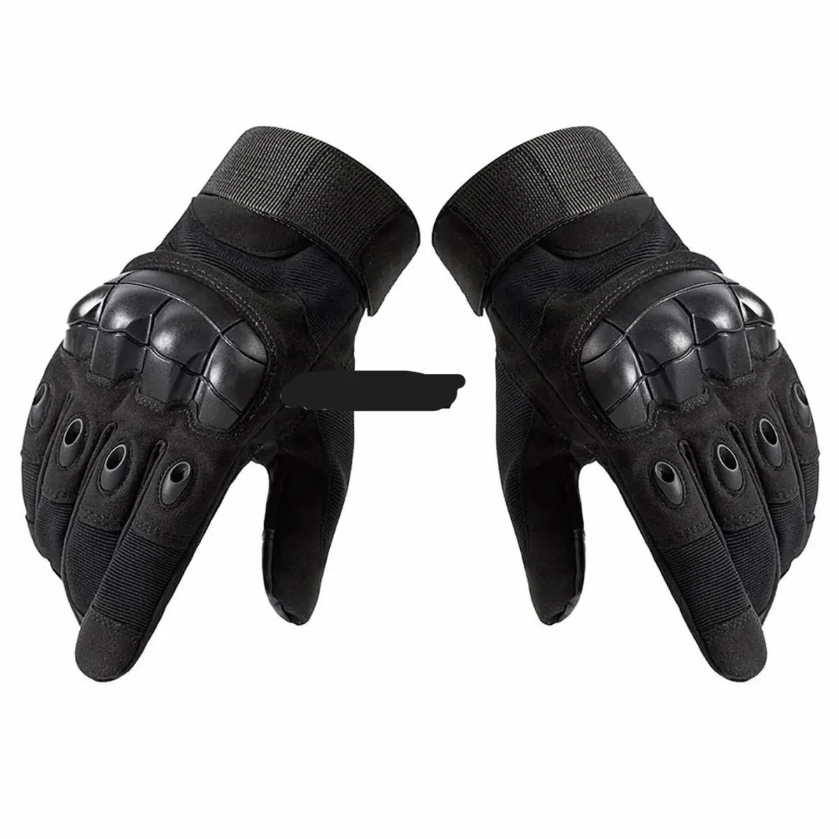 GENERICO - GUANTES PARA MOTO TACTICOS MILITAR NEGRO TALLA XL
