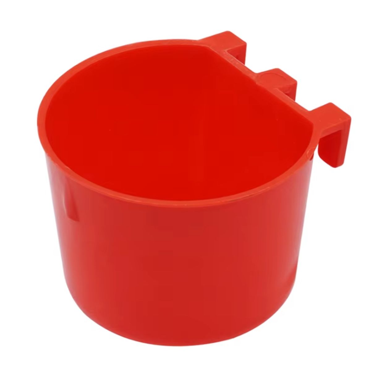 GENERICO - Pack de 6 Comederos Redondos para Gallos Aves Ornamentales Ideal Para Jaulas y Corrales