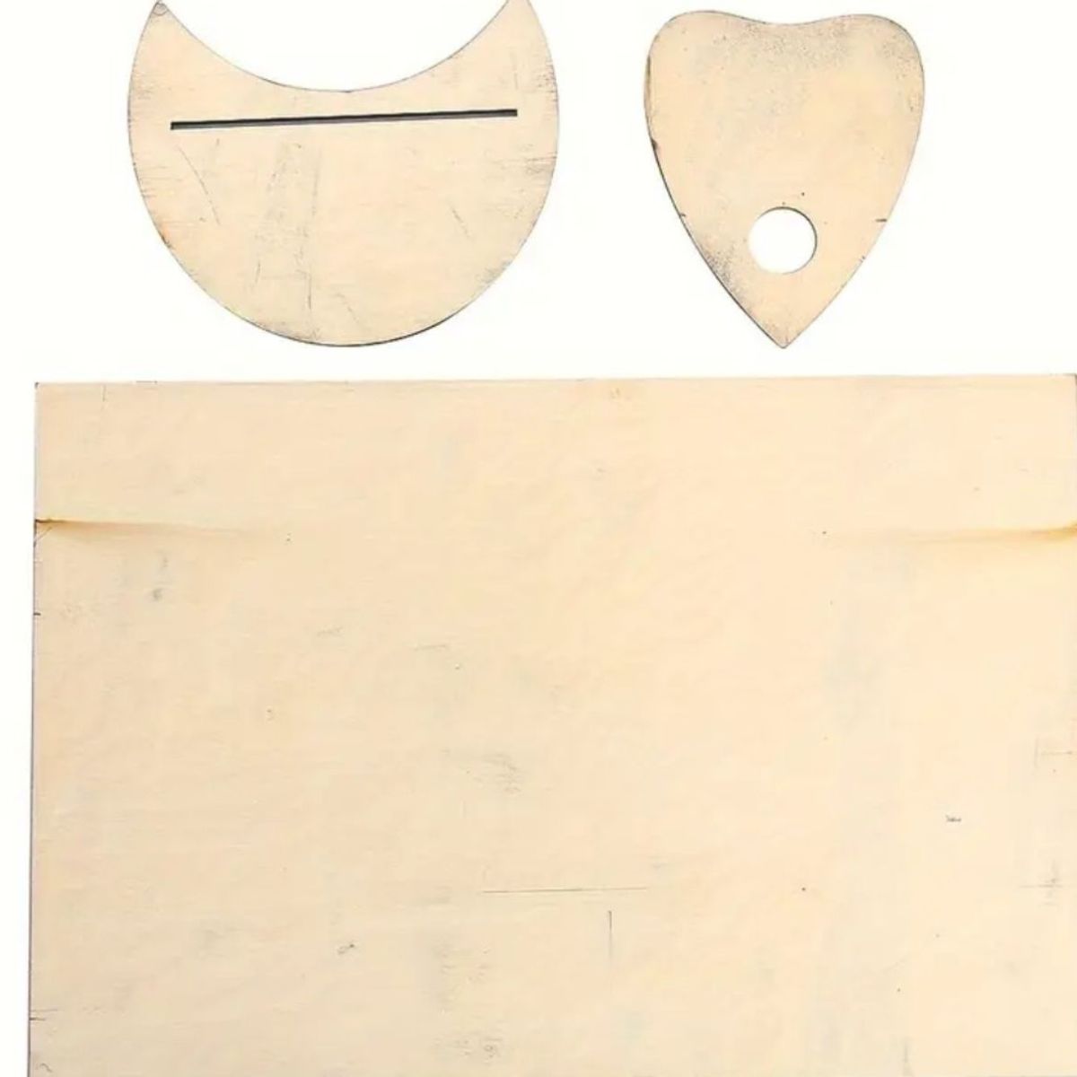 GENERICO - Tablero Ouija de Madera con Diseño Esotérico  Decoración Mística y Coleccionable