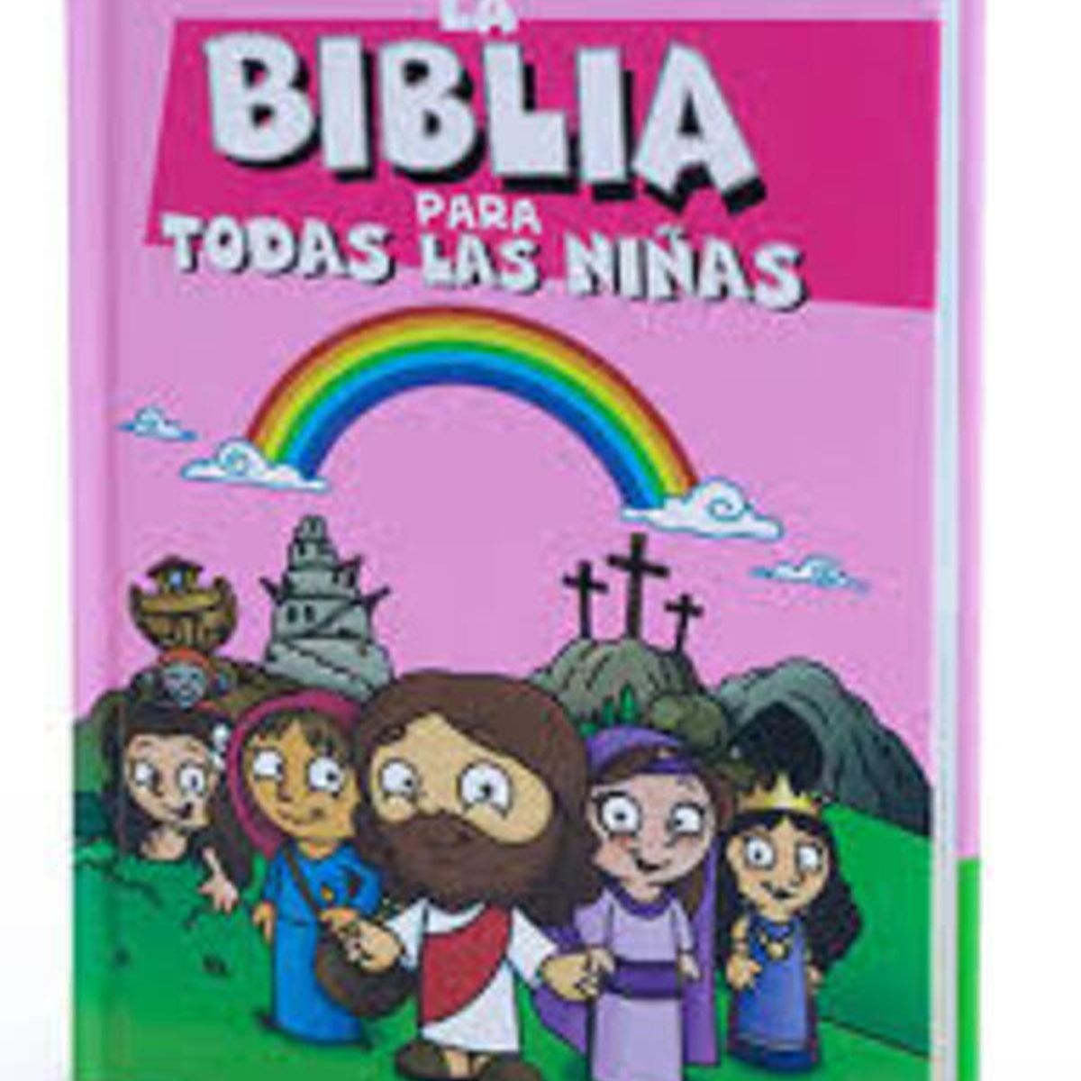 GENERICO - La Biblia para todas las niñas  Biblia infantil ilustrada, Tapa dura rosada