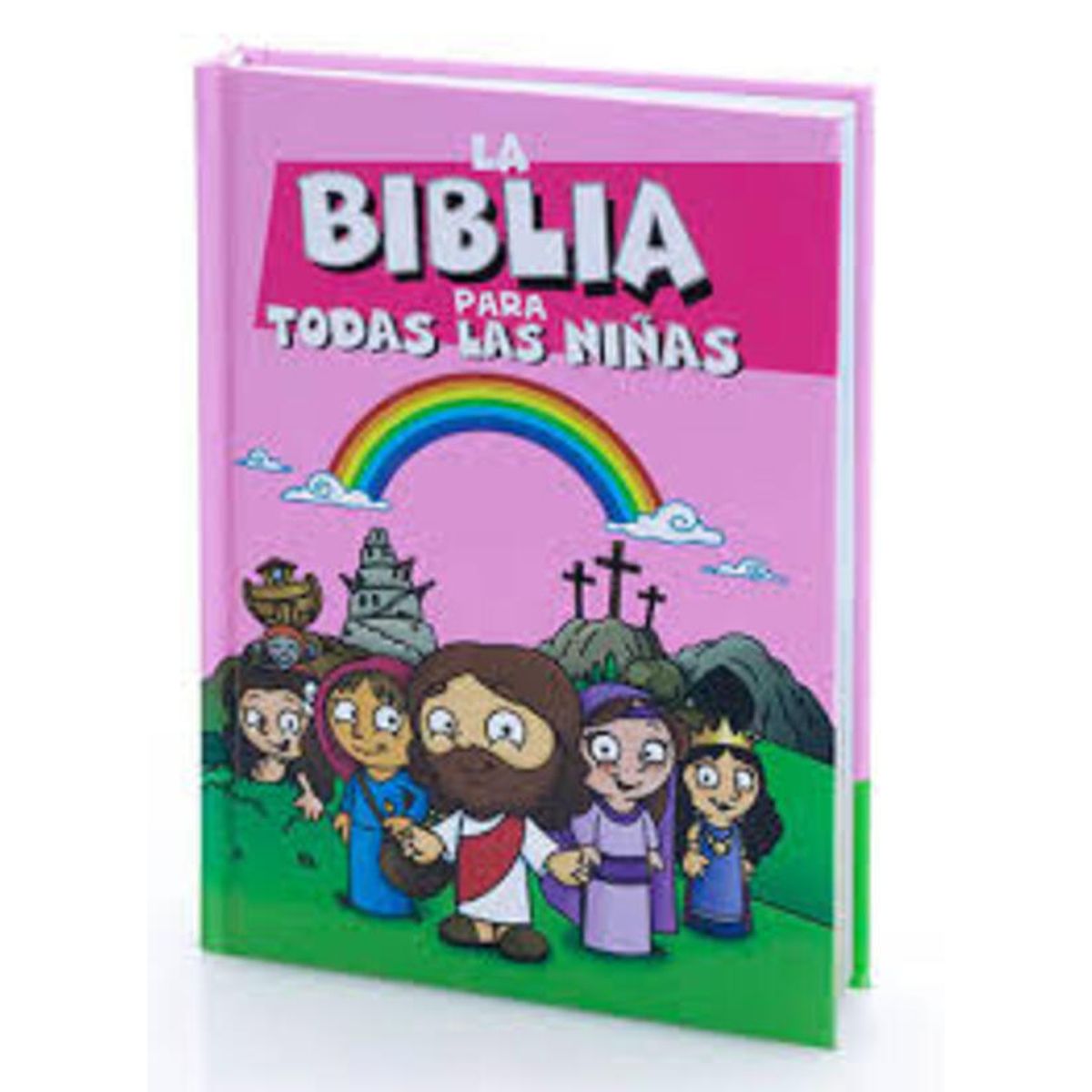 GENERICO - La Biblia para todas las niñas  Biblia infantil ilustrada, Tapa dura rosada