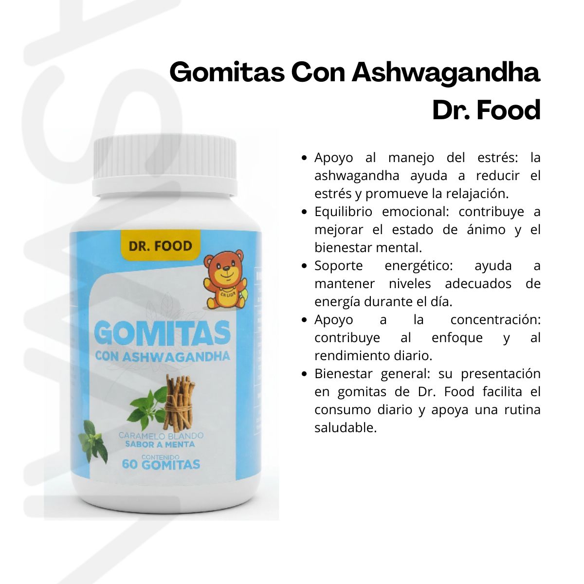 GENERICO - Gomitas Con Ashwagandha Dr. Food