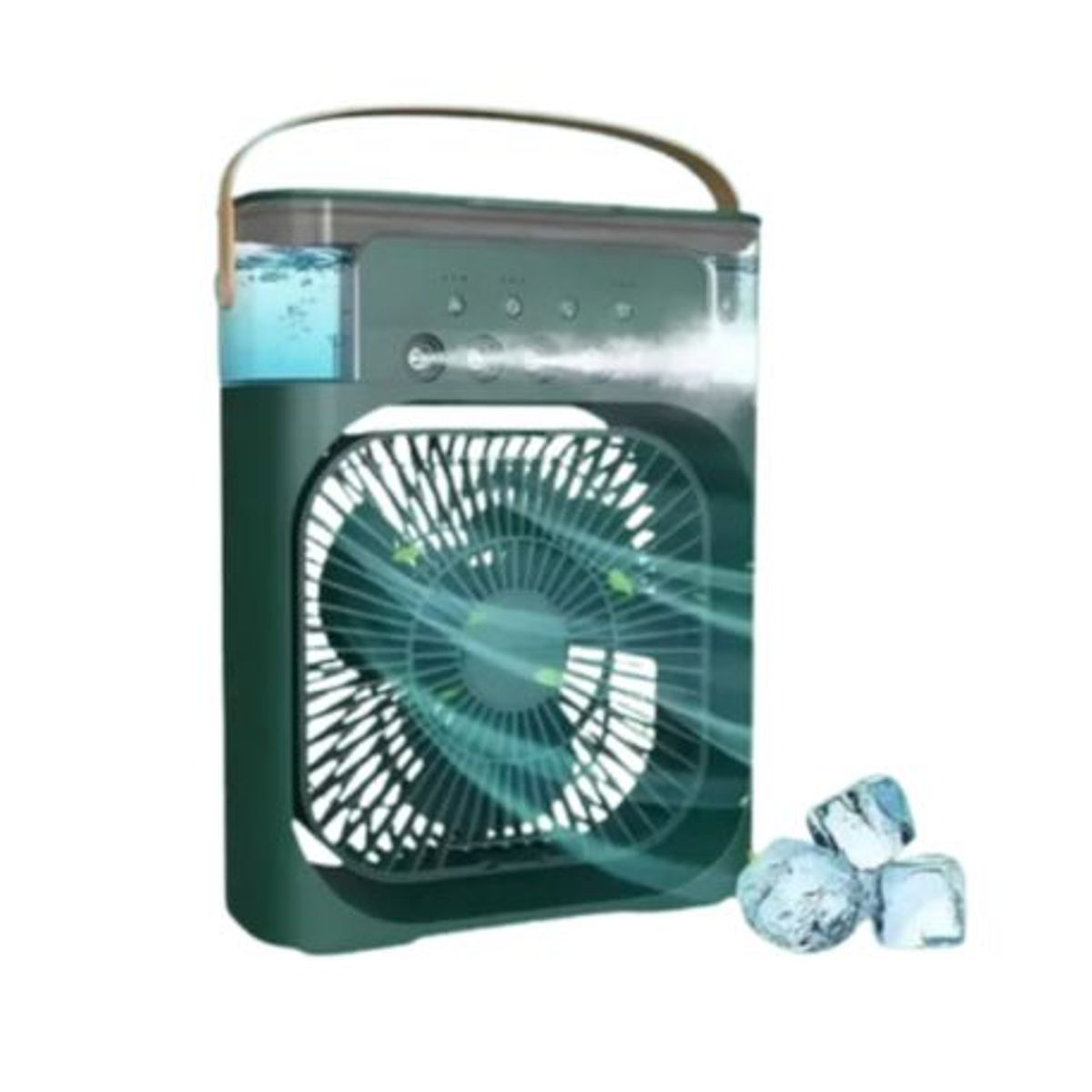 GENERICO - Mini Ventilador Portátil - Verde oscuro