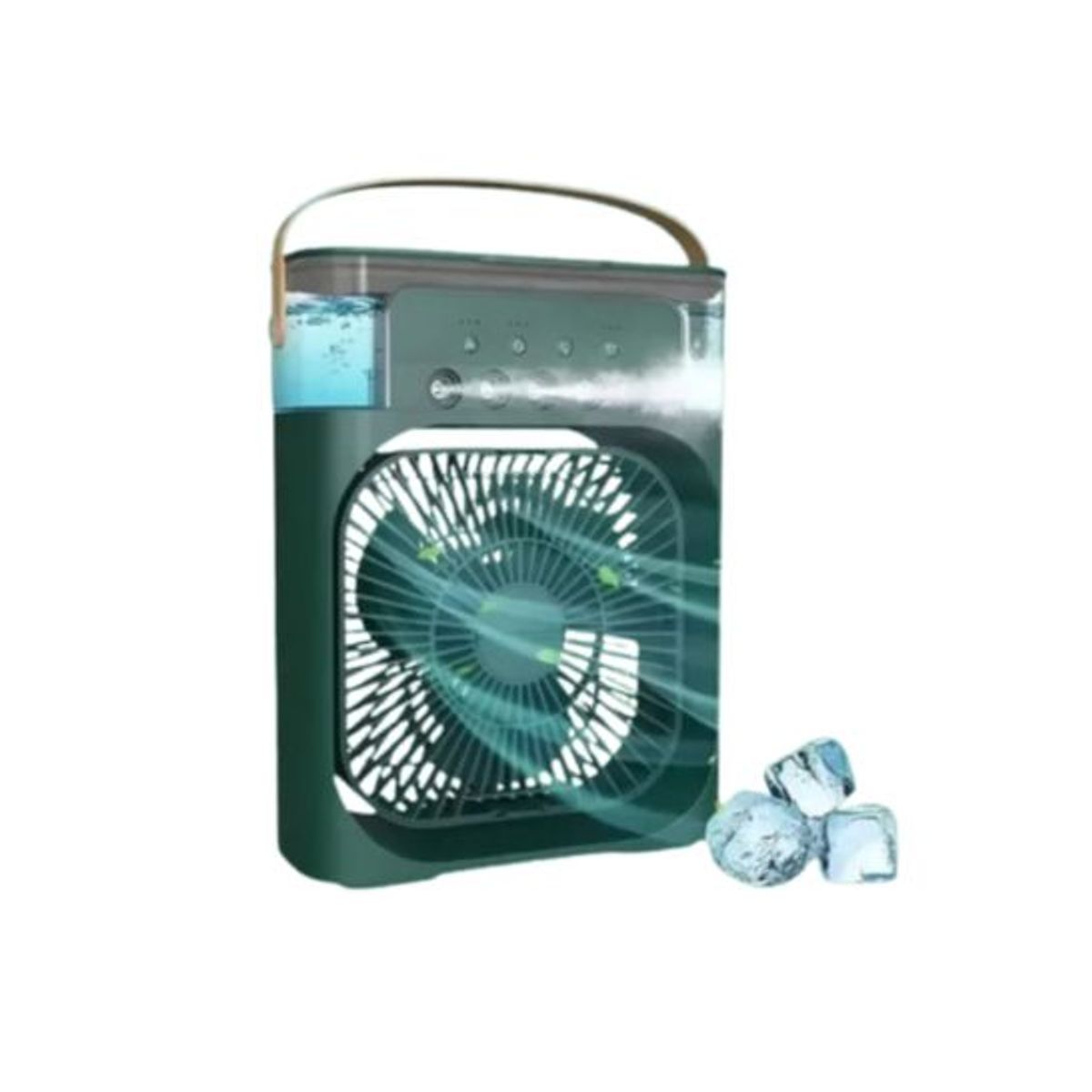 GENERICO - Mini Ventilador Portátil - Verde oscuro