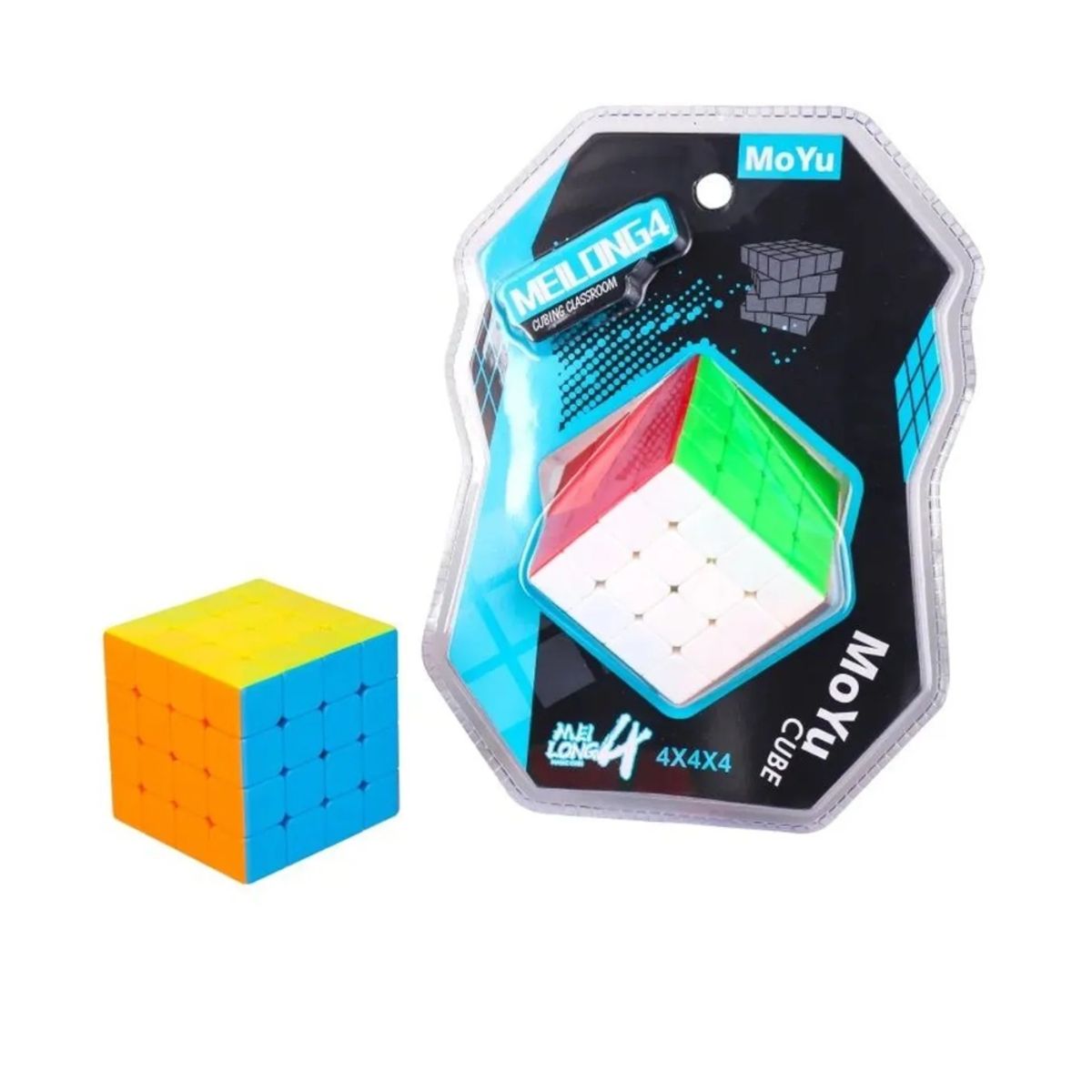 GENERICO - Cubo de Rubick 4x4x4 Moyu Multicolor