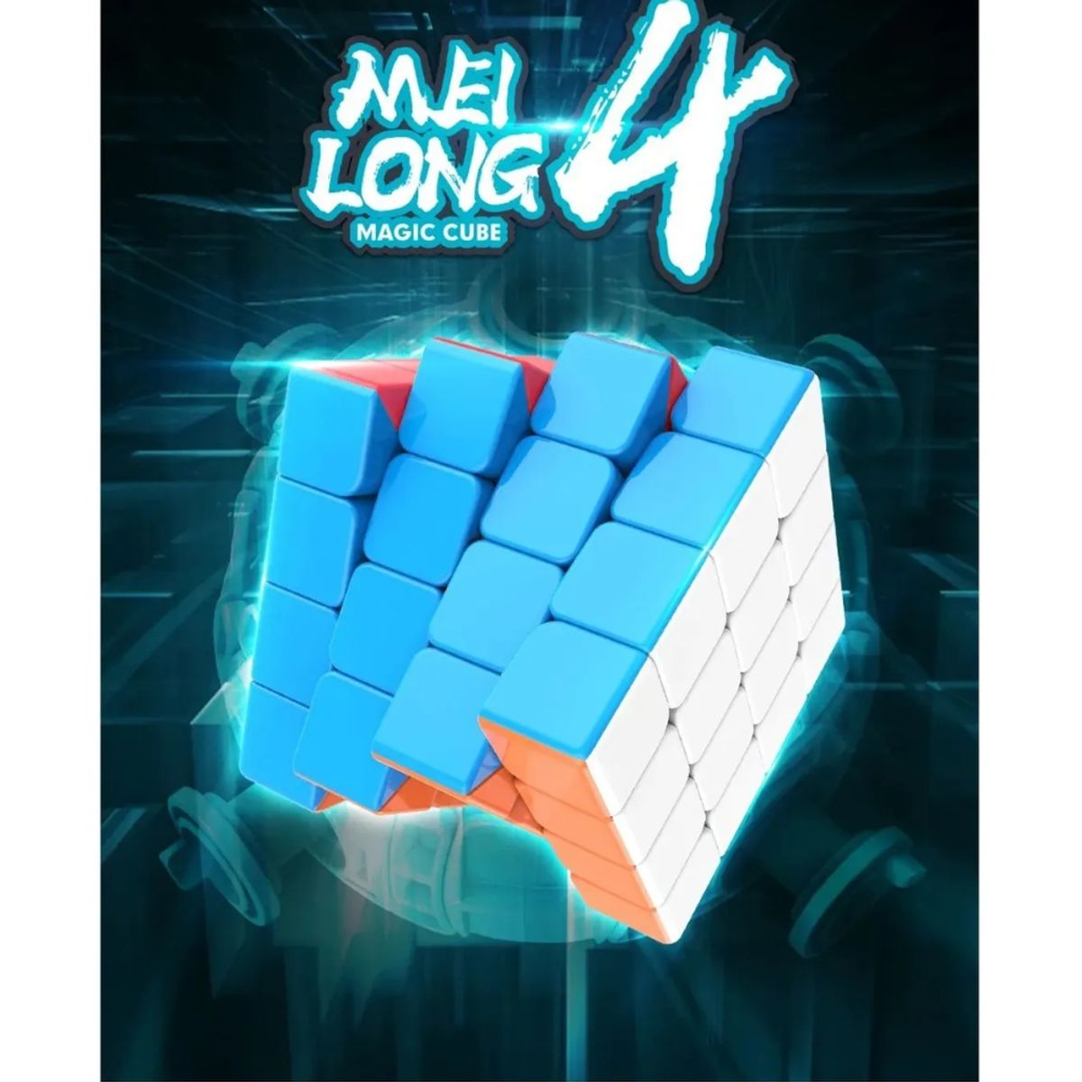 GENERICO - Cubo de Rubick 4x4x4 Moyu Multicolor