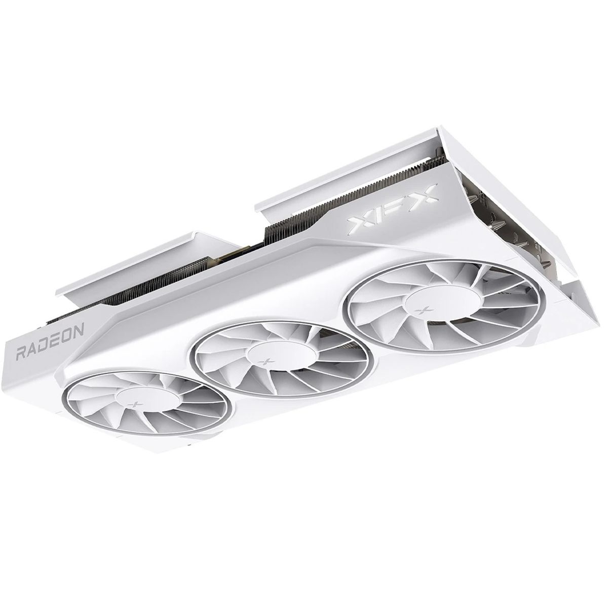 XFX - Tarjeta de Video XFX Swift AMD Radeon RX9060 XT OC 16GB GDDR6 Blanco PCIe 5.0 3 Fans