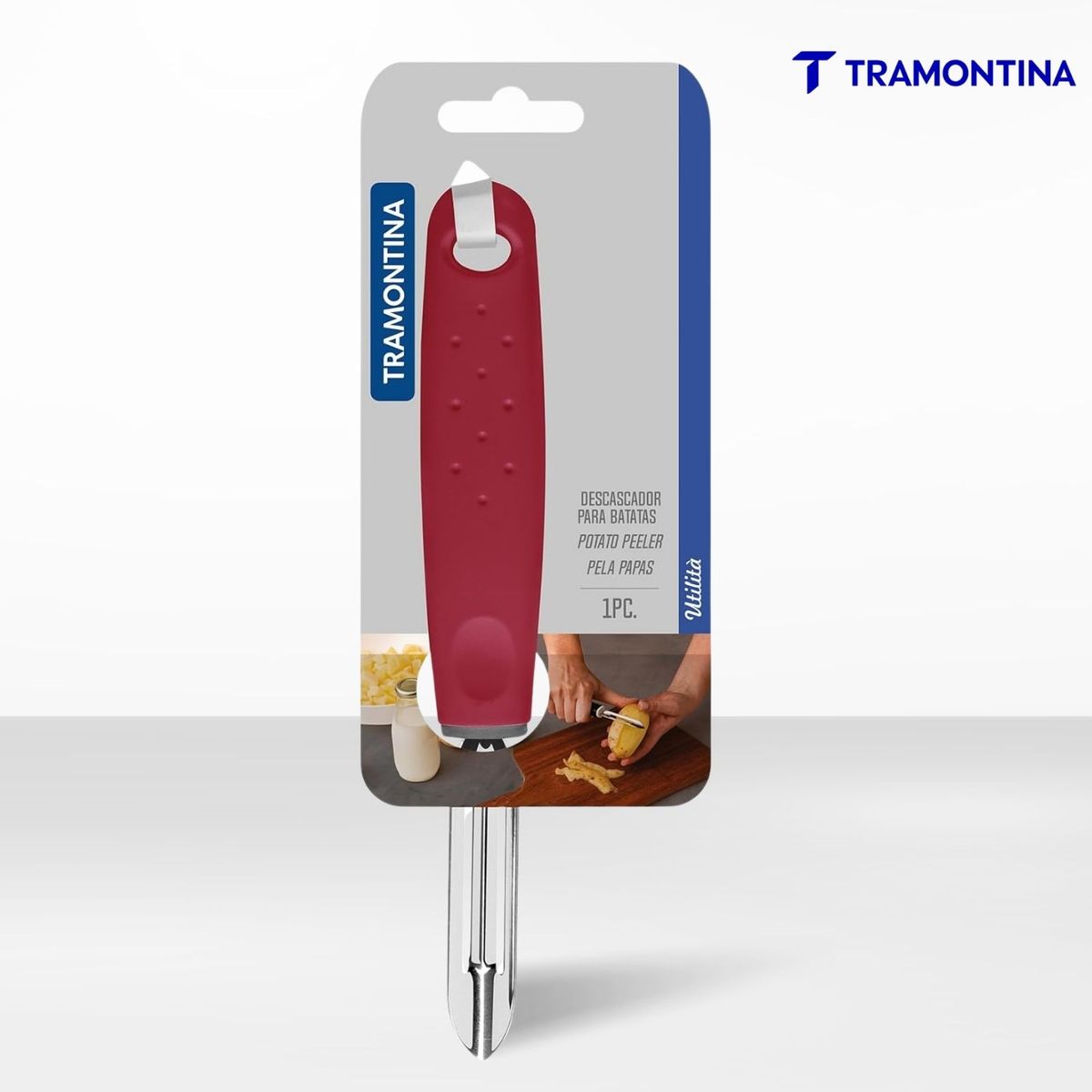 Peladora de Papa de Mando Rojo Tramontina, marca TRAMONTINA - Foto Principal