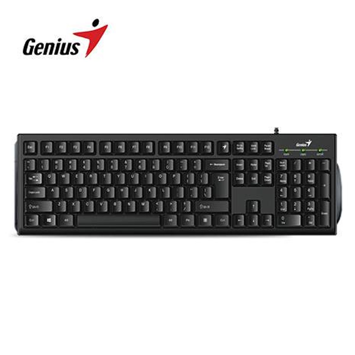 GENIUS - TECLADO GENIUS SMART KB-100 AI COPILOT USB SP BLACK