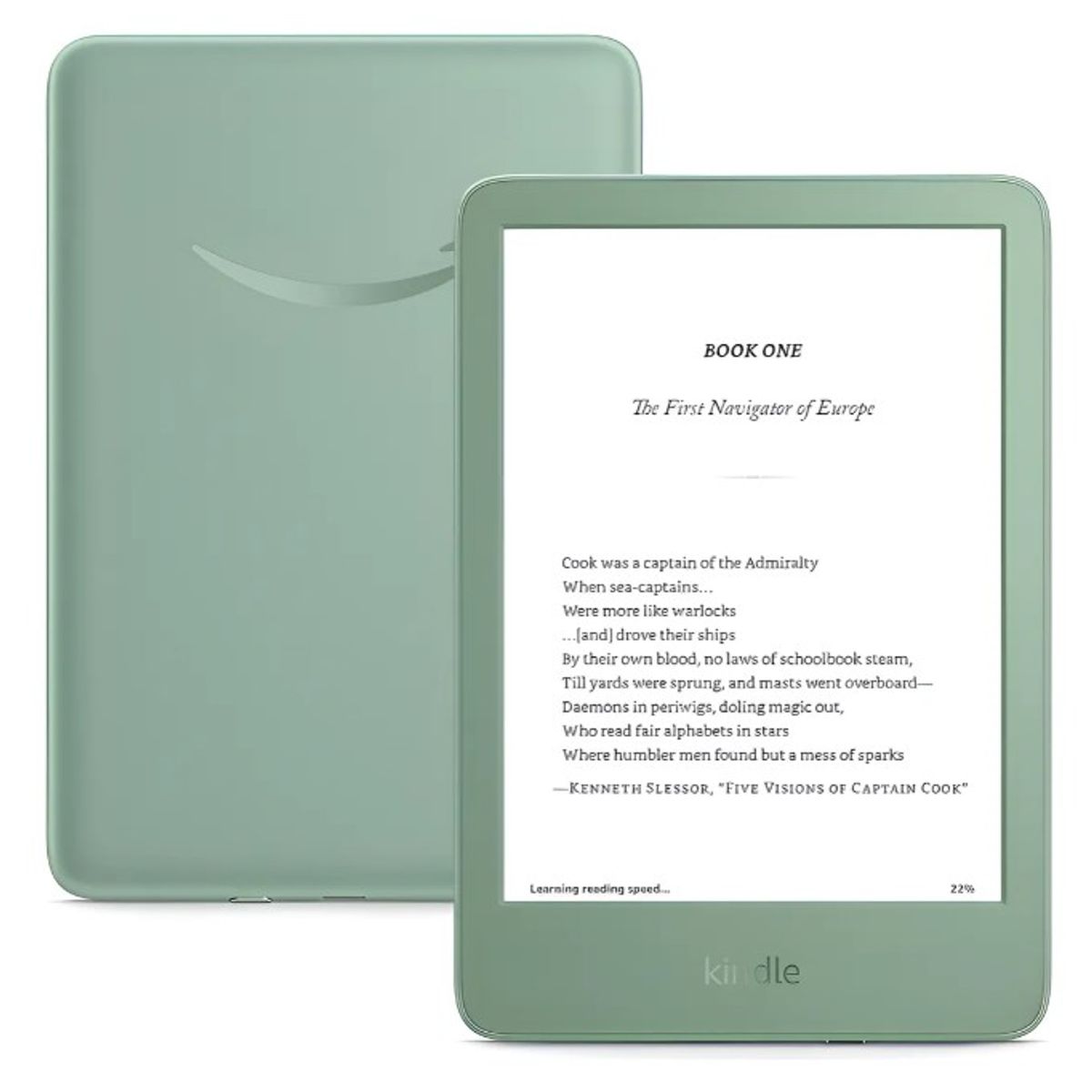 AMAZON - Amazon Kindle 2024 - 11 Gen - 6" Tamaño de la pantalla, 16GB - Matcha