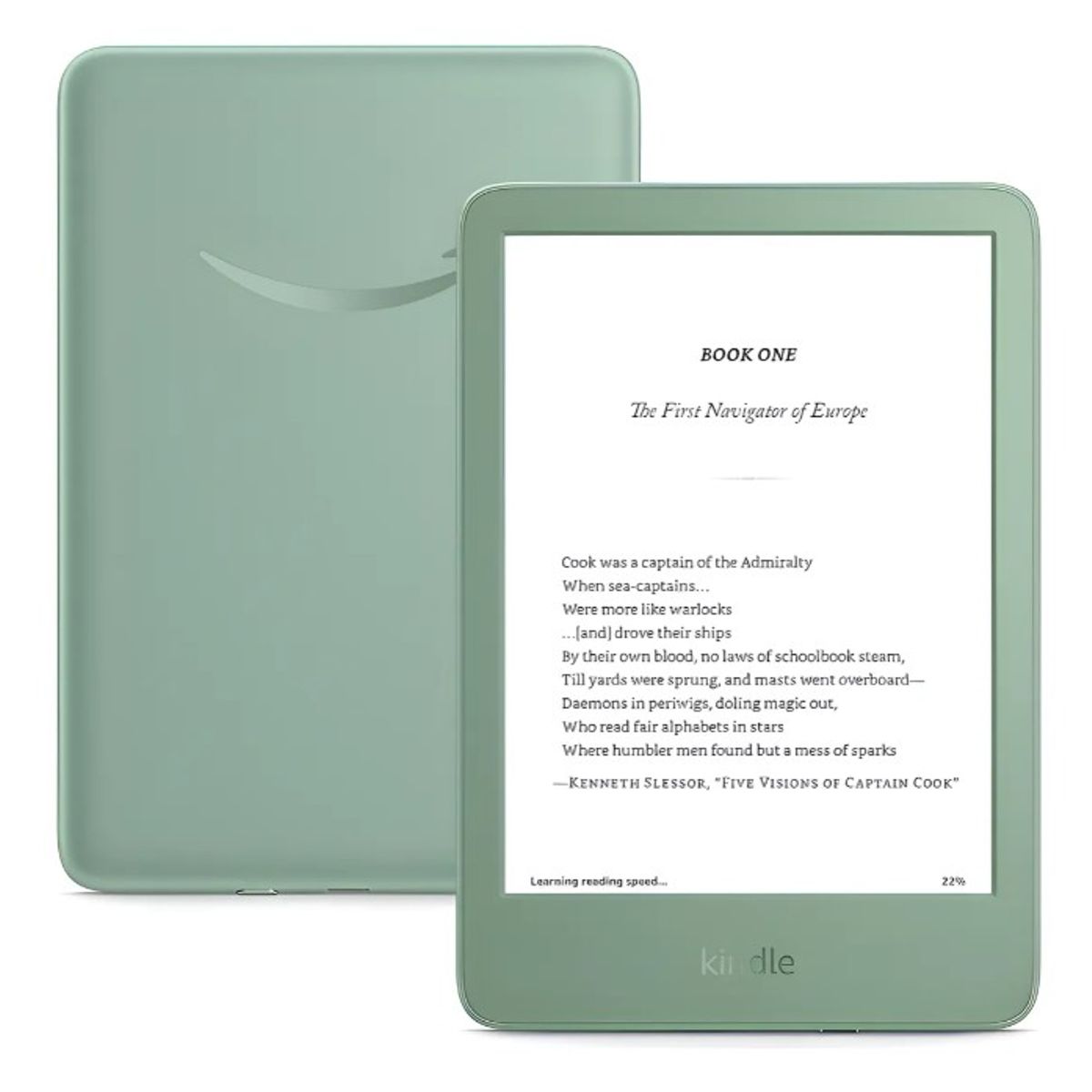 AMAZON - Amazon Kindle 2024 - 11 Gen - 6" Tamaño de la pantalla, 16GB - Matcha