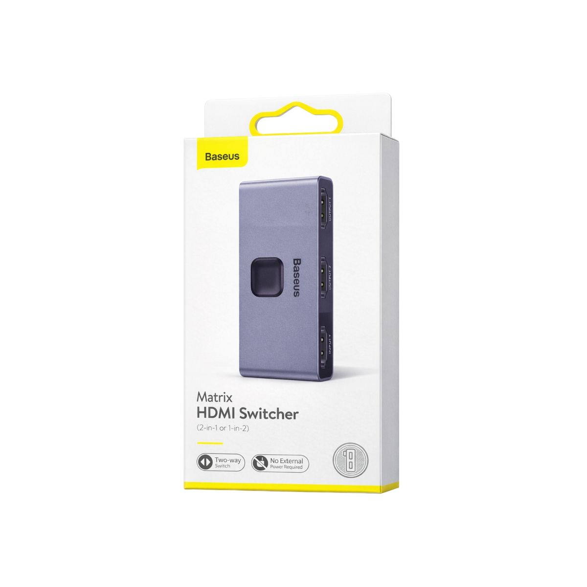 BASEUS - HUB BASEUS HDMI 4K HD Projection audio and video 3 in 1 converter
