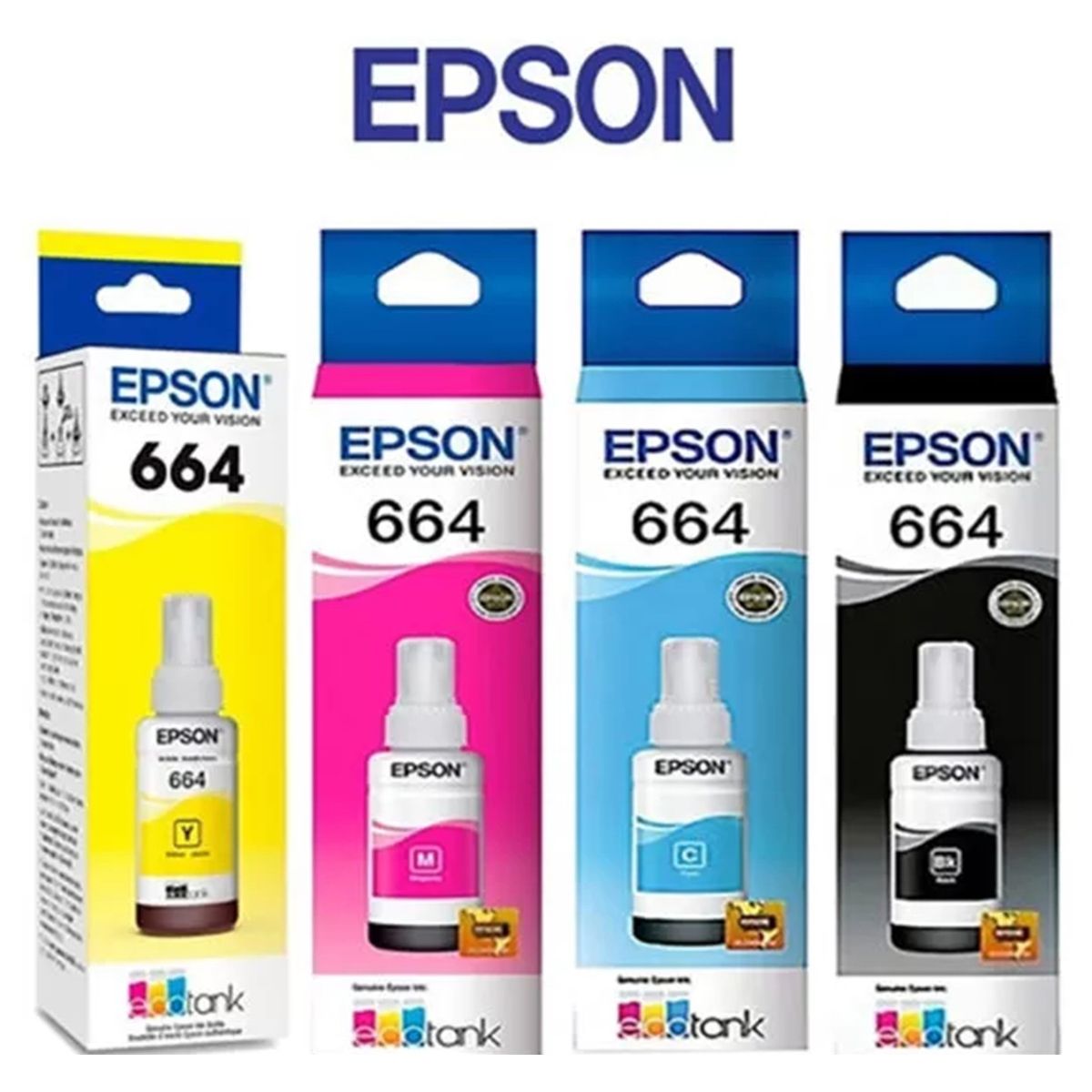 EPSON - Kit De 4 Tintas Epson T664
