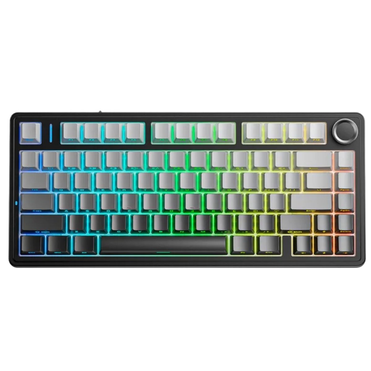 AULA - Teclado Mecanico Aula F75PRO RGB Inalambrico Gradient Gris Switch Reaper