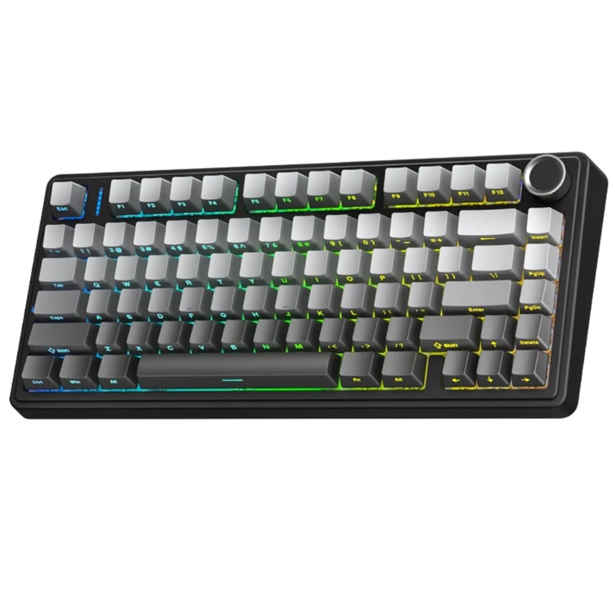 AULA - Teclado Mecanico Aula F75PRO RGB Inalambrico Gradient Gris Switch Reaper