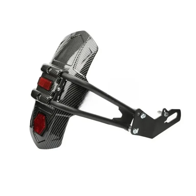 Guardafango Fibra de Carbono Para Moto Con Accesorio Y Base Universal ...