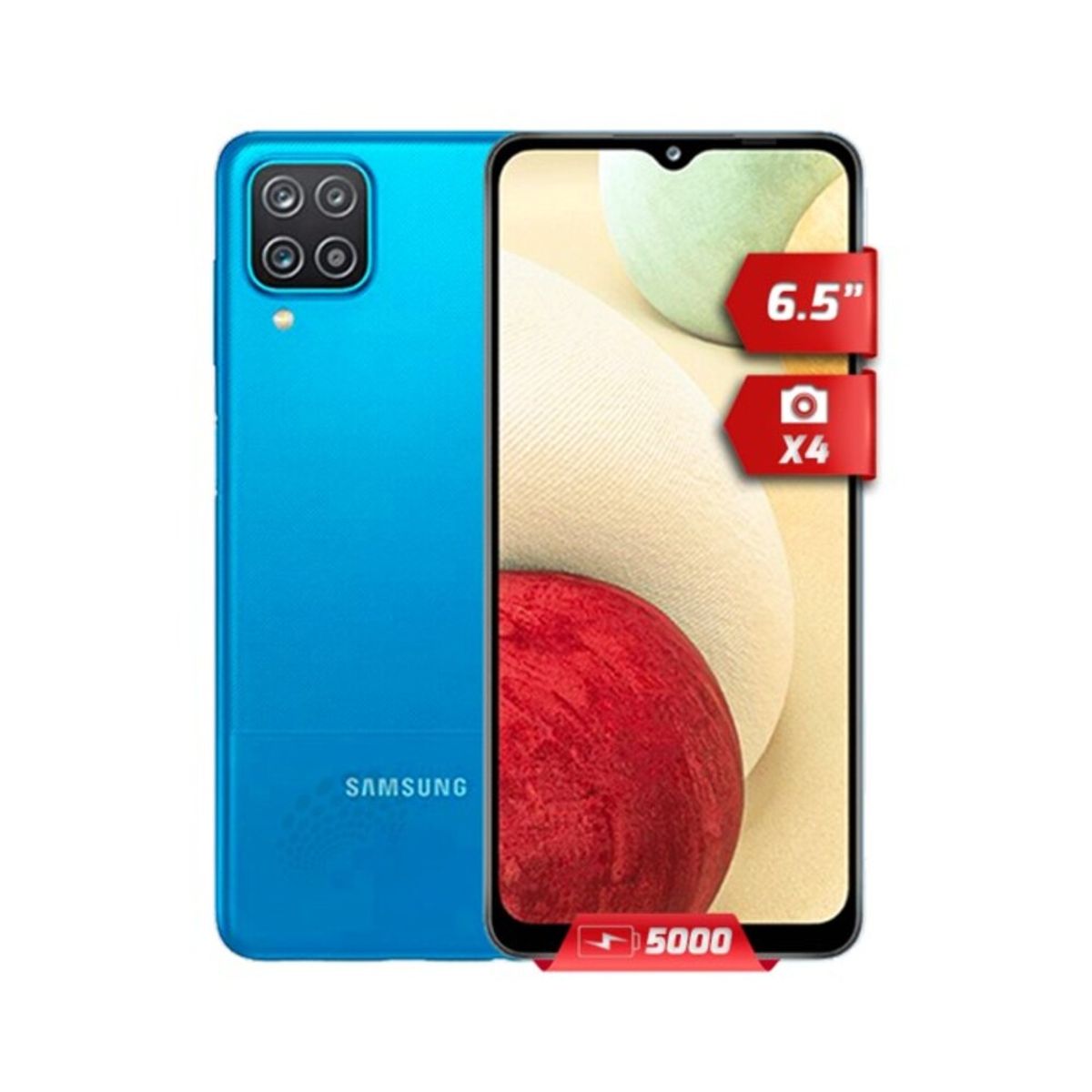 SAMSUNG - Celular SAMSUNG Galaxy A12 4GB 64GB Azul