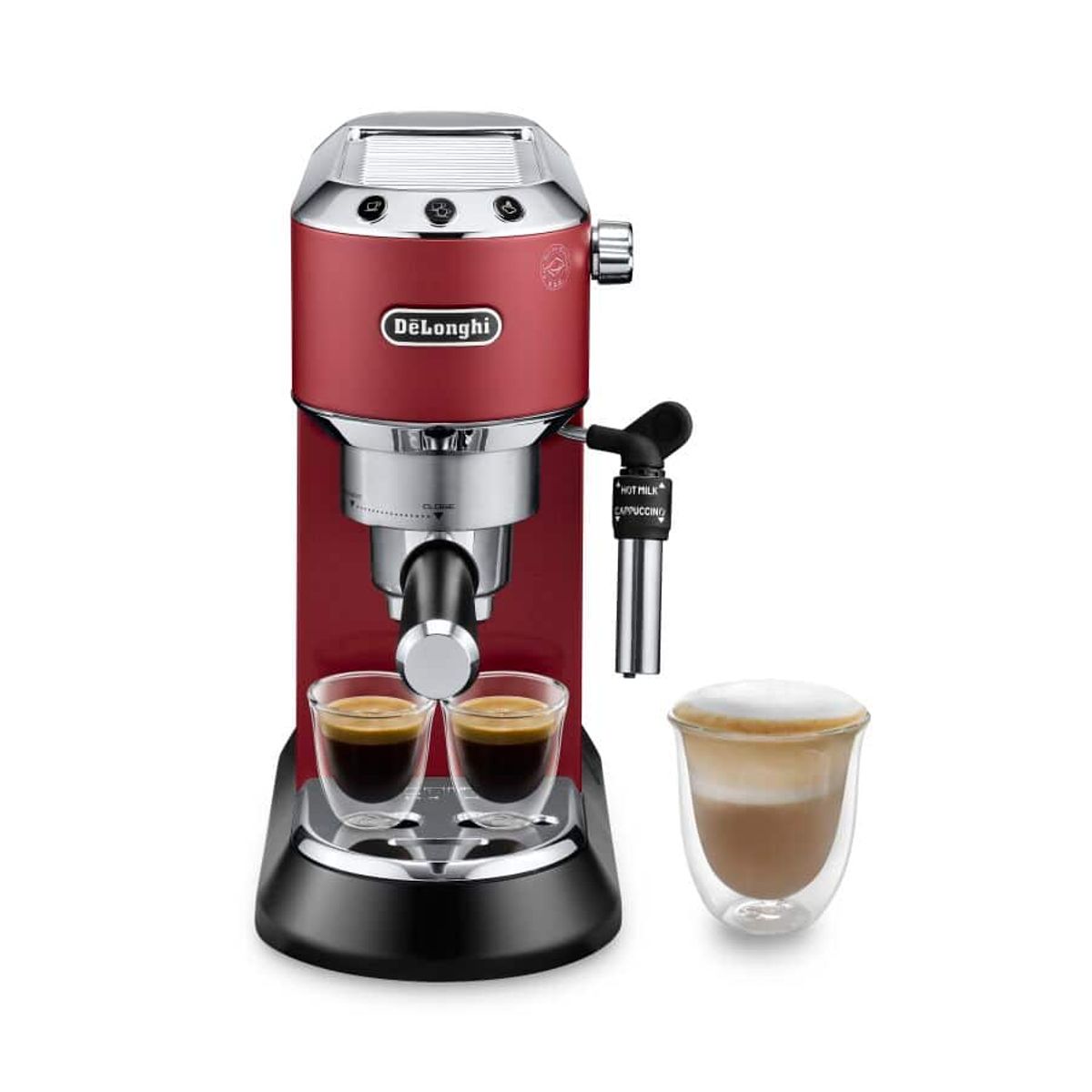 DELONGHI - CAFETERA DE ESPRESSO DEDICA STYLE ROJA DELONGHI EC685.R