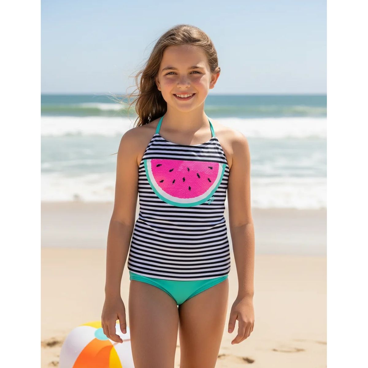 JUSTICE - Traje de baño talla 12 para niñas