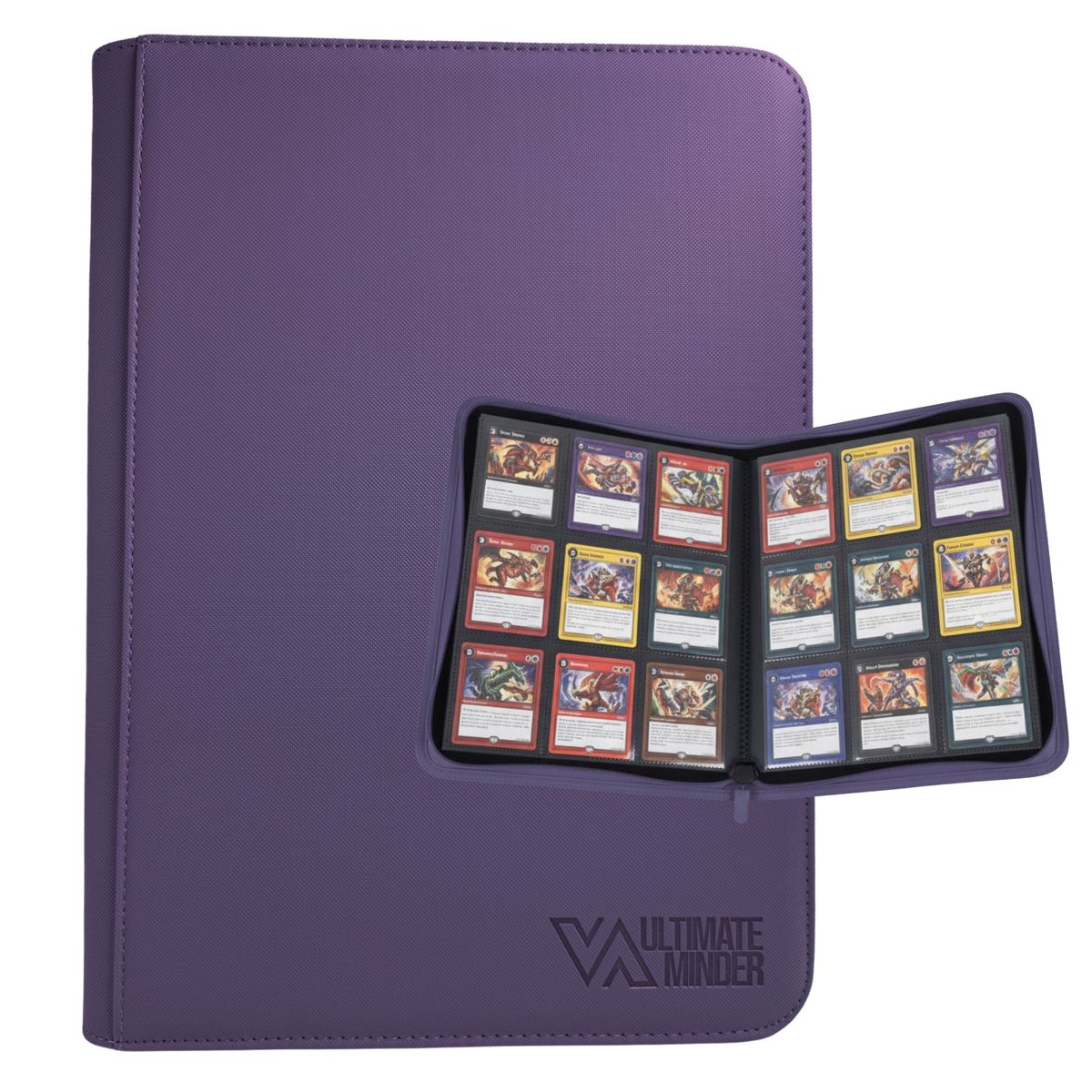 ULTIMATE MINDER - Album para 360 Cartas coleccionables Binder -  Morado Premium