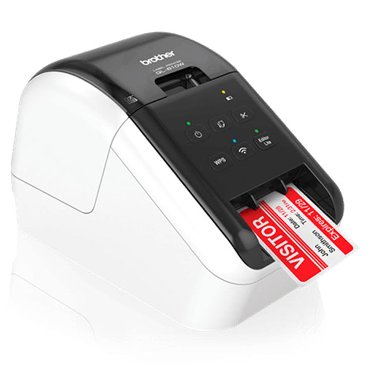 BROTHER - IMPRESORA ETIQUETADORA BROTHER QL-810W A NEGRO Y ROJO