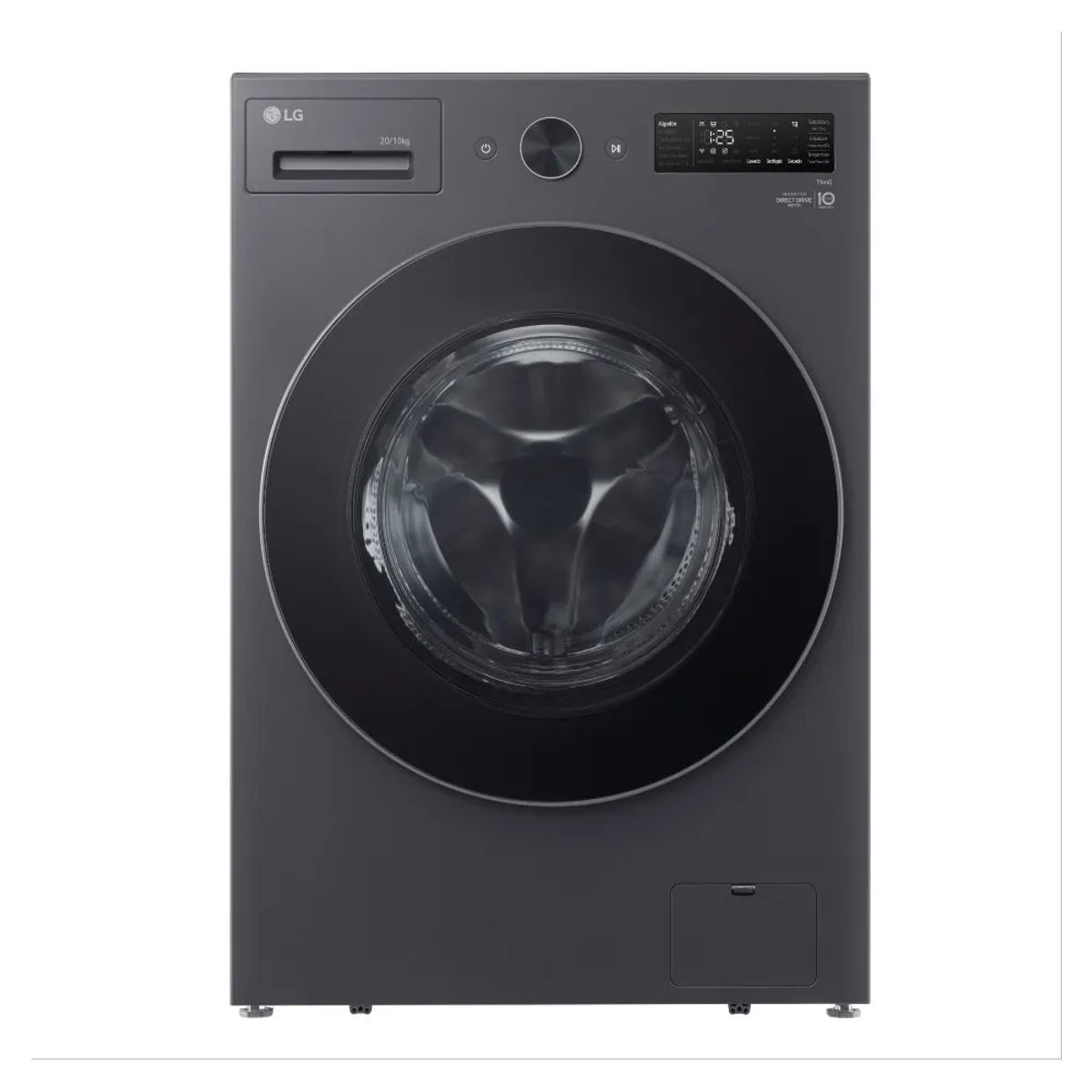 LG - Lavaseca Carga Frontal 20kg10kg AI DD Grafito LG WD20EGNTSPG