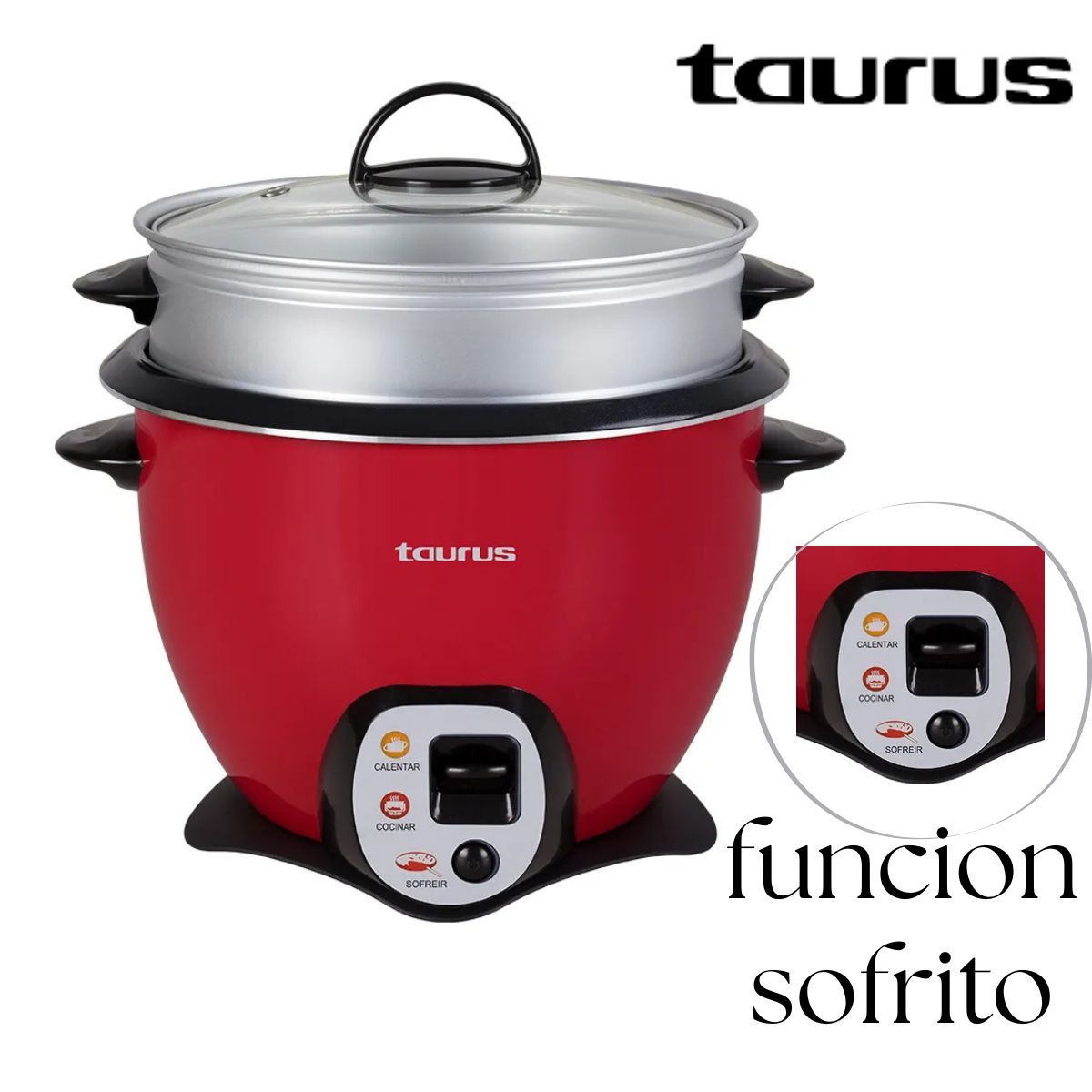 TAURUS - Olla Arrocera Taurus 1.8 Lts Mod. Trc-18 Fry