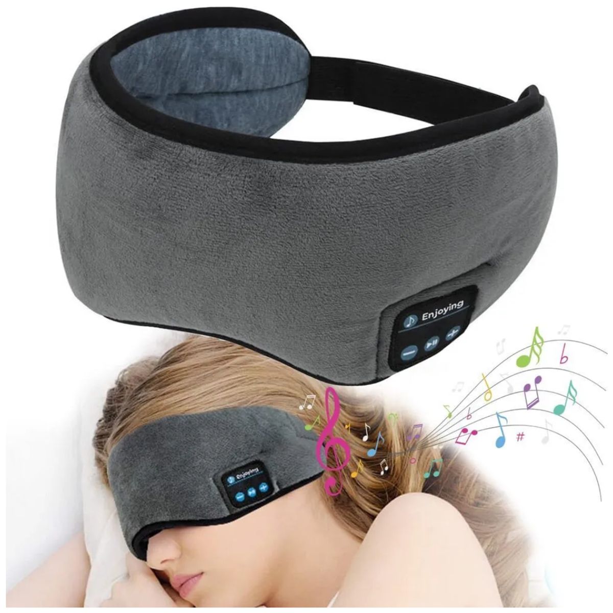 INSPIRA MARKET - Antifaz Para Descanso Con Bluetooth