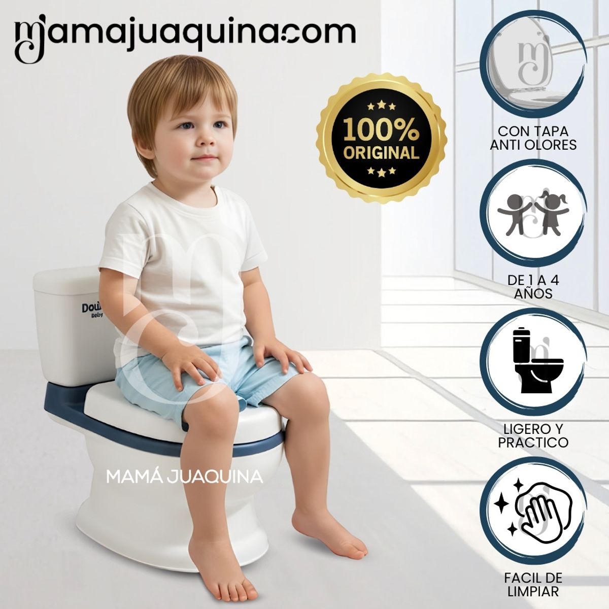 BABY - Baño de Entrenamiento para Bebé «BABY POTTY» Edición Limitada Blue