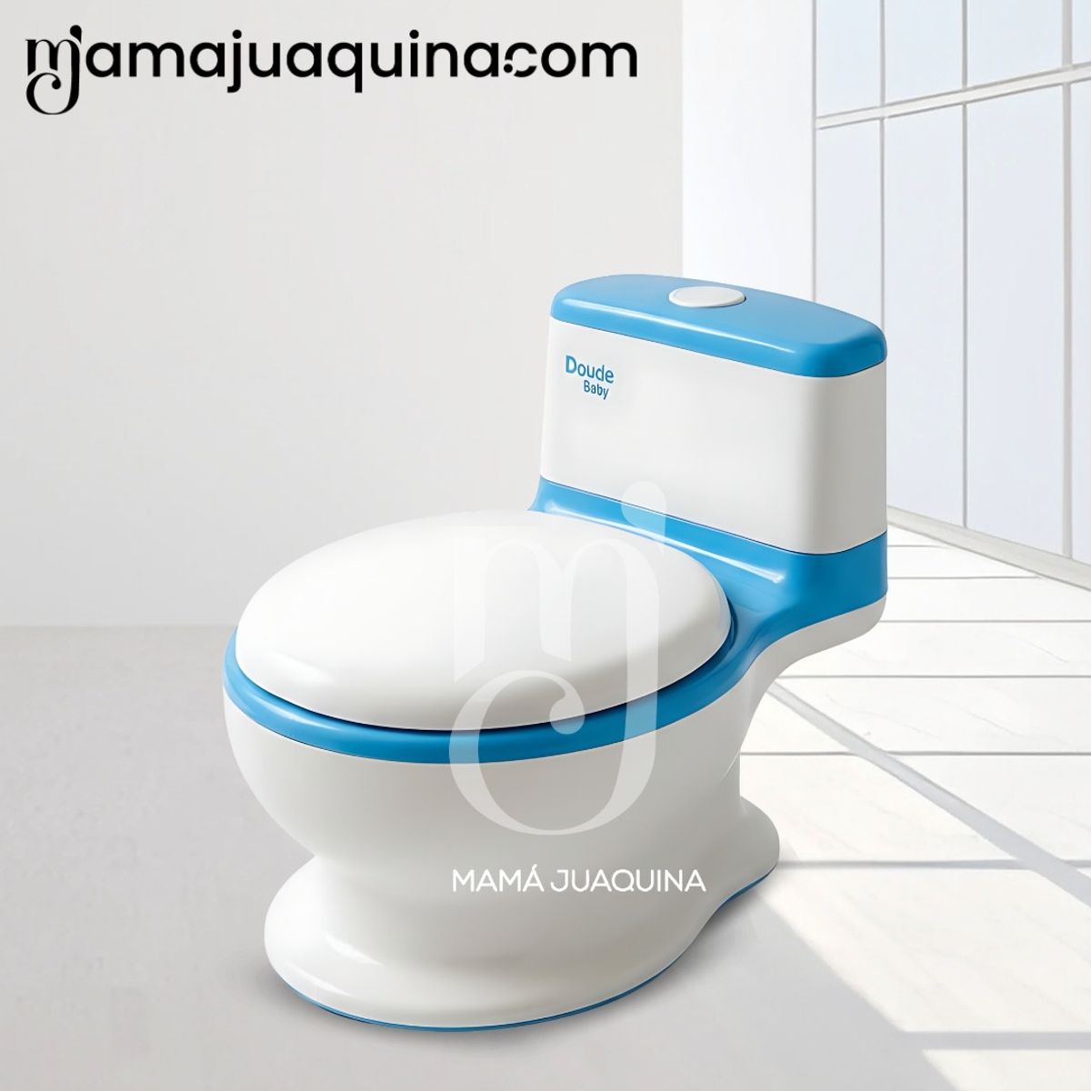 Baby - Baño de Entrenamiento Baby «FIRST STEP» Edición Exclusiva Sky Blue