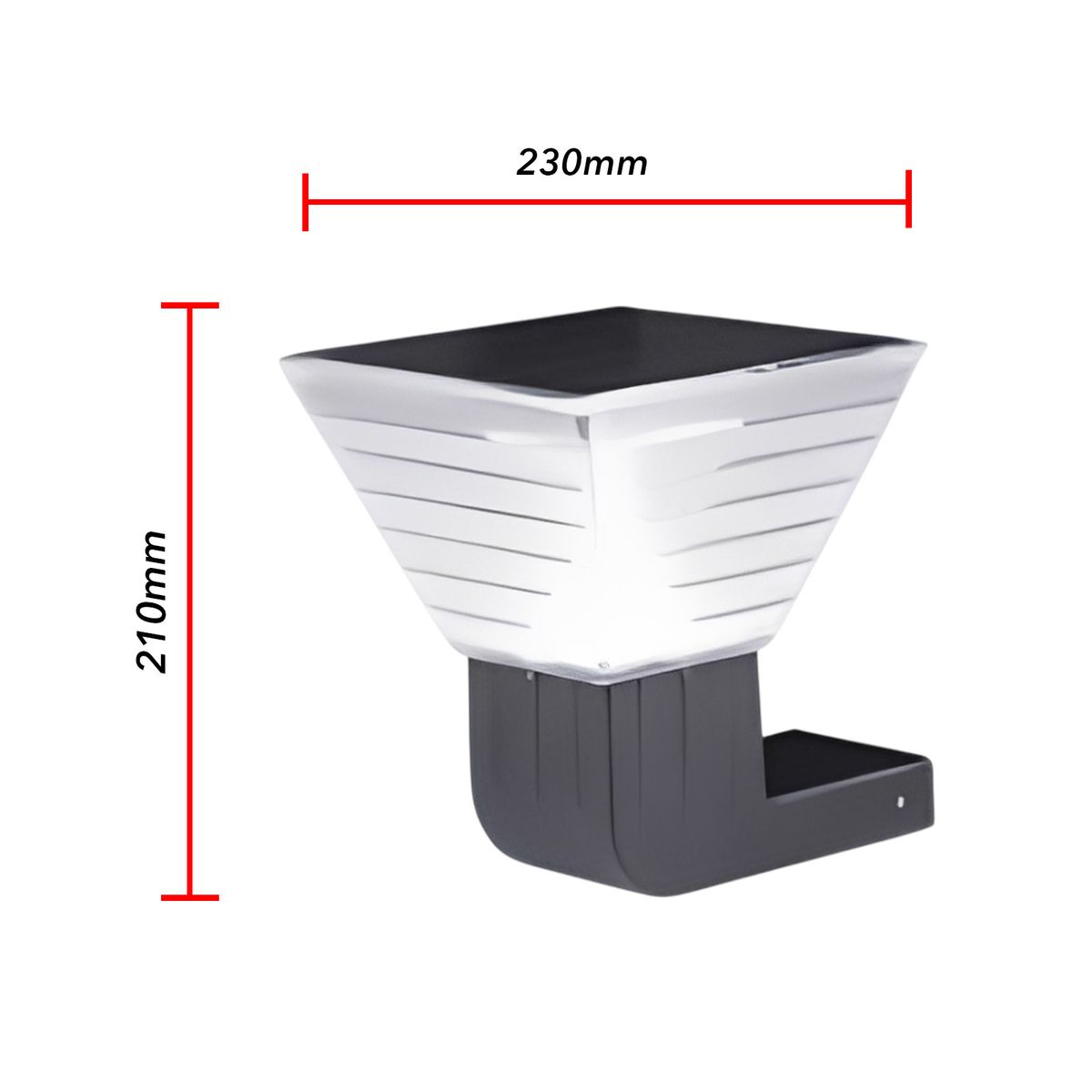 GENERICO - Lámpara Solar LED Cáliz Garden Light 20W