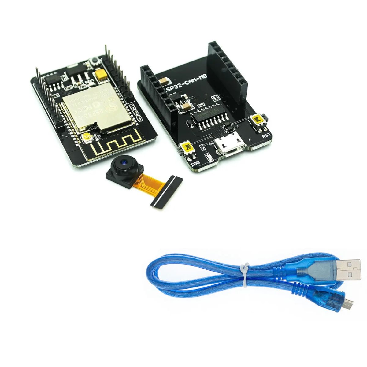 GENERICO - Módulo ESP32-CAM Base USB Cámara OV2640 Cable Incluido USB