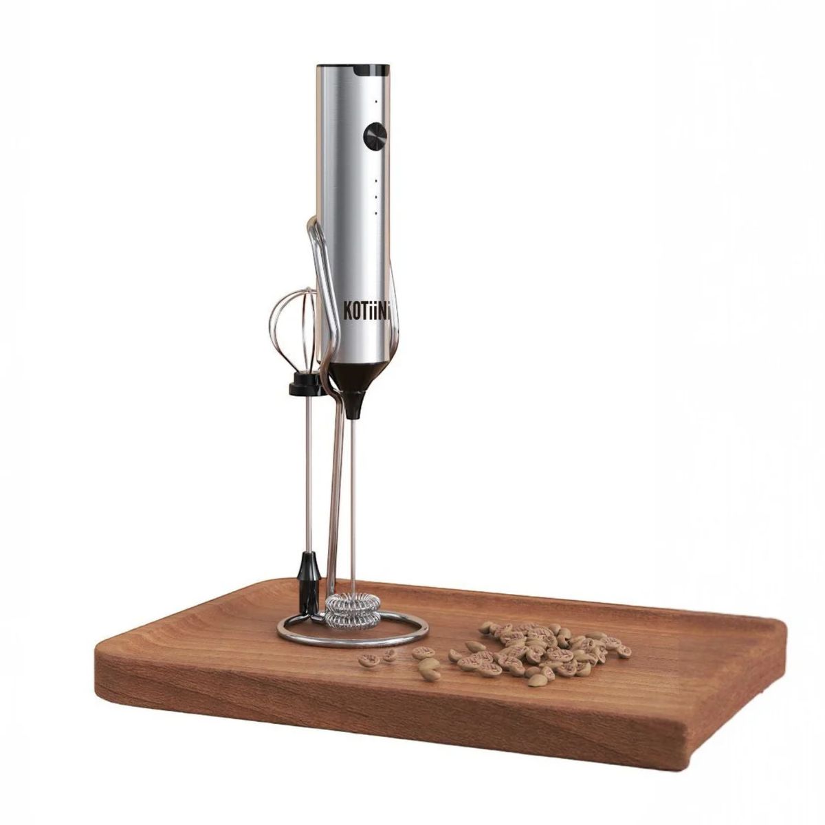 KOTIINI - Espumador y Batidor eléctrico recarga USB con soporte