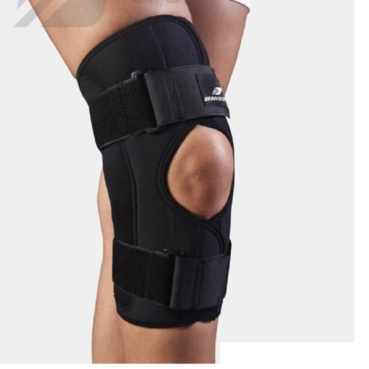 Rodillera articulada con bisagra Branson negro Talla L, marca BRANSON - Foto Principal