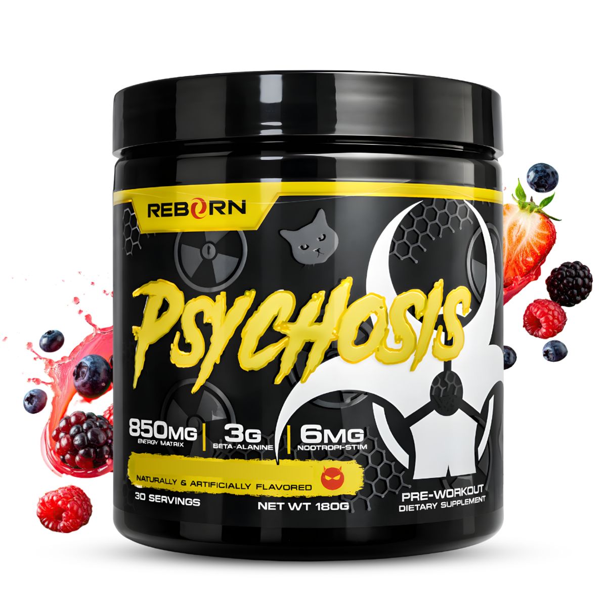 GENERICO - Psychosis 30 Servicios / Pre-entreno Reborn - Tropical Punch