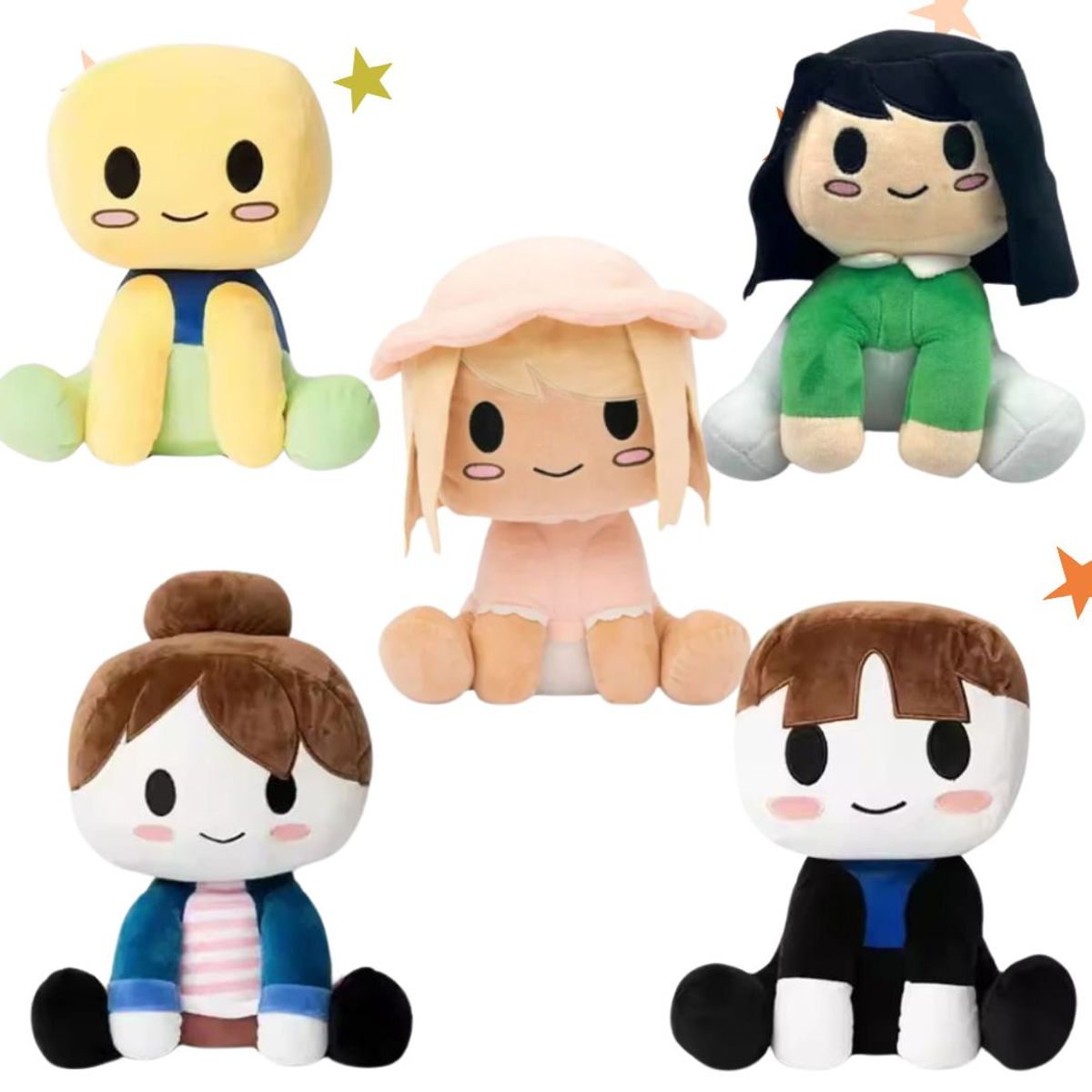 GENERICO - Peluche Roblox Avatar Pelo Tocino Niña - Mide 23 cms