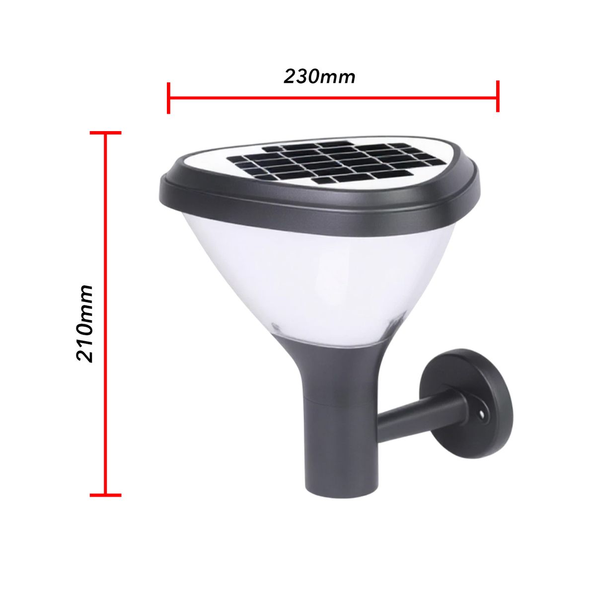 GENERICO - Lámpara Solar LED Nube Garden Light 20W - Luz Fría